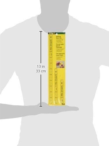 Omnigrid Marking Ruler Trio Set with Lengths 4", 6", 12"