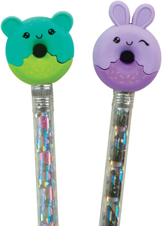 Raymond Geddes Donut Pencil Top Erasers (Pack of 48)