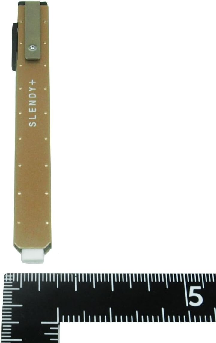 SEED Thin Steel Holder Eraser Slendy+, Silver (EH-S-S) (Japan Import)