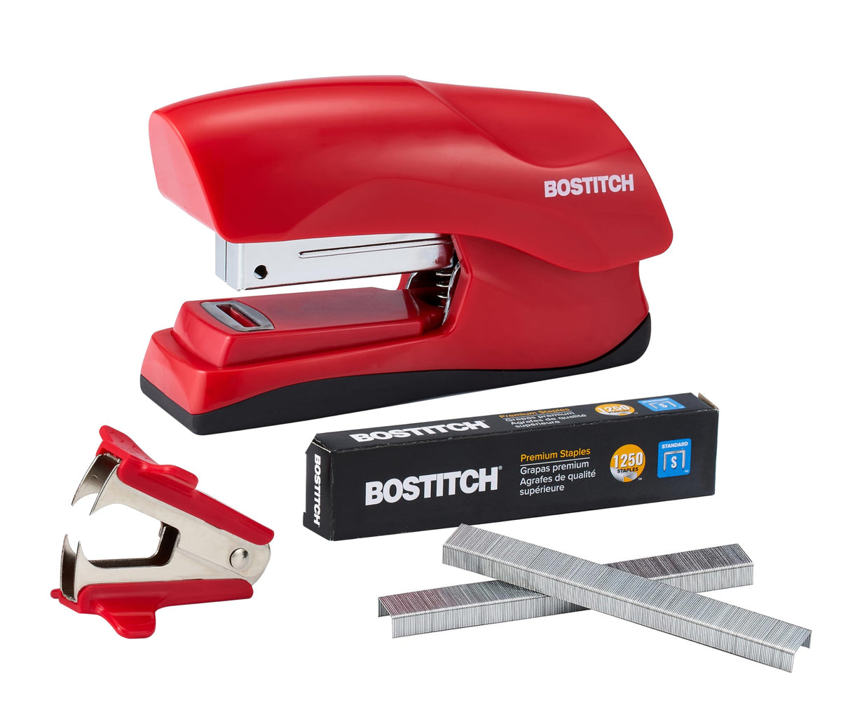 Bostitch Heavy Duty Stapler Value Pack, 40 Sheet Capacity, Blue
