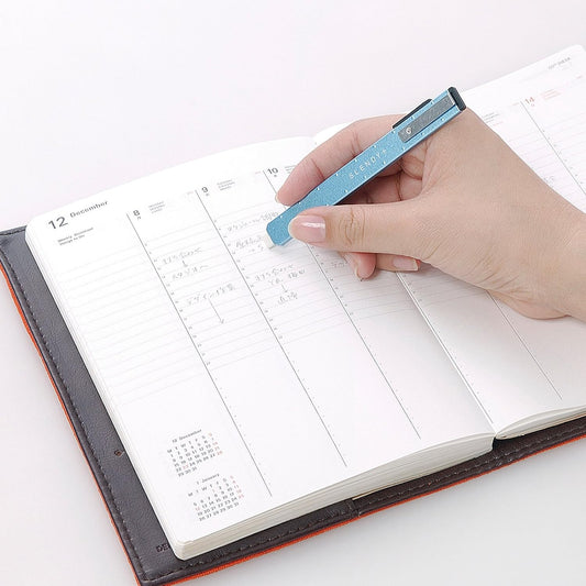 SEED Thin Steel Holder Eraser Slendy+, Silver (EH-S-S) (Japan Import)