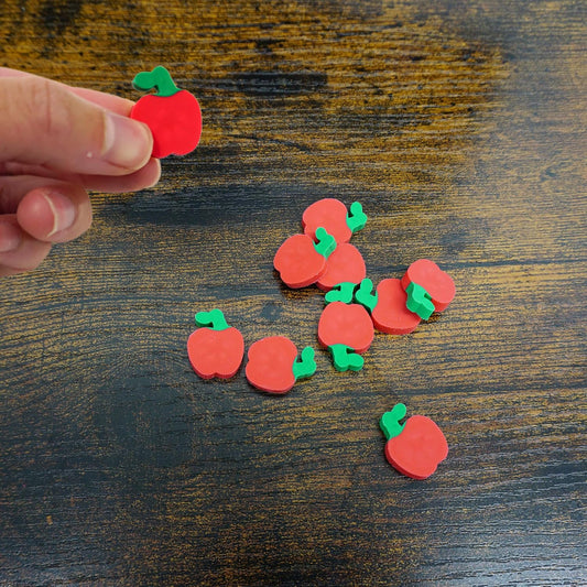 4E’s Novelty 144 Pcs Mini Apple Erasers - Back to School Gifts for Students, Mini Erasers for Kids Bulk Classroom, Apple Manipulatives for Kids, Teacher Rewards, Classroom Supplies and Prizes