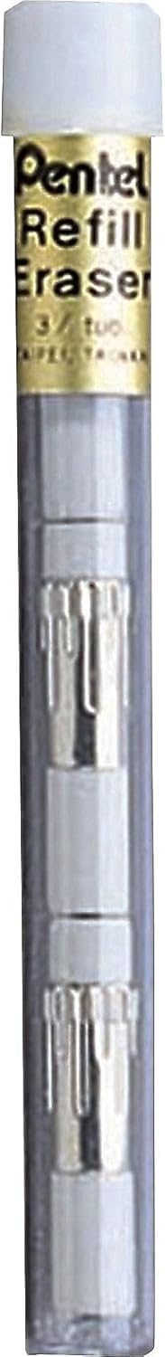 Pentel Mechanical Pencil Eraser Refills, 20 Erasers - 5 Tubes Per Pack, 4 Erasers Per Tube