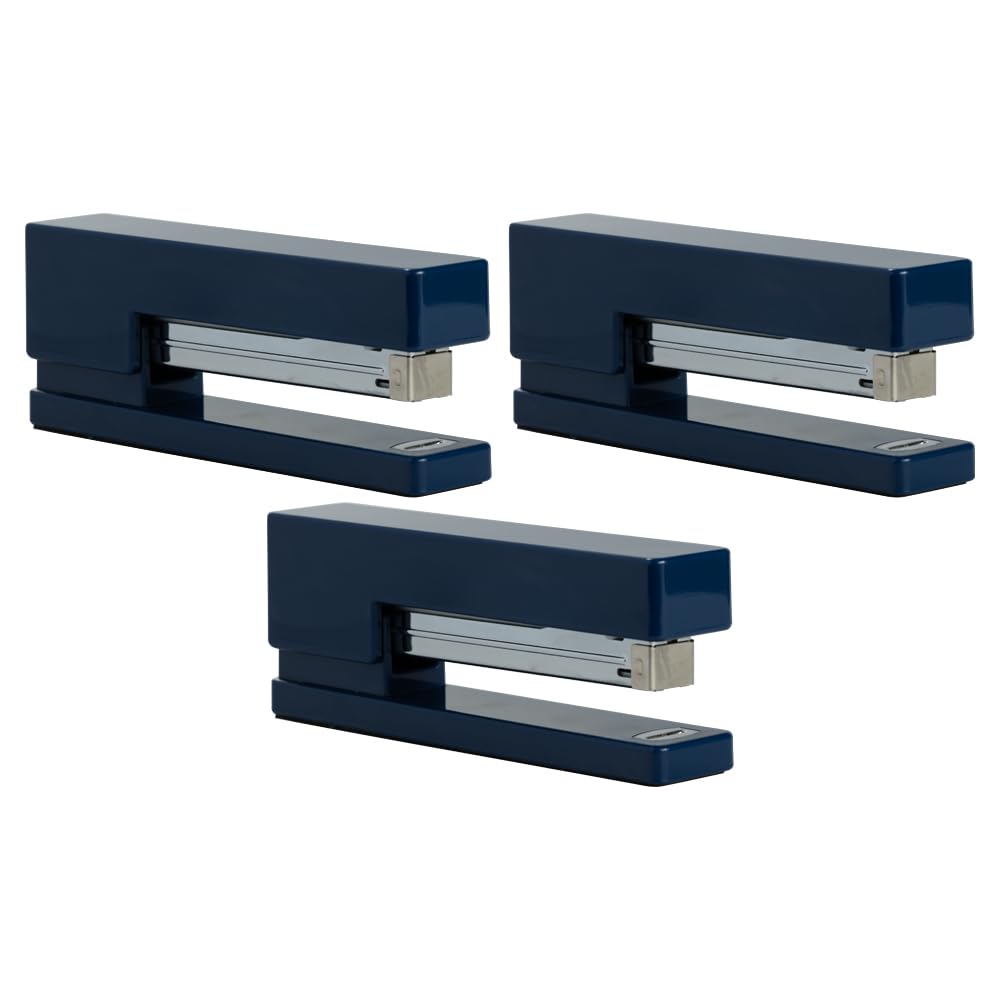 JAM PAPER Modern Desk Stapler - Gray - Sold Individually