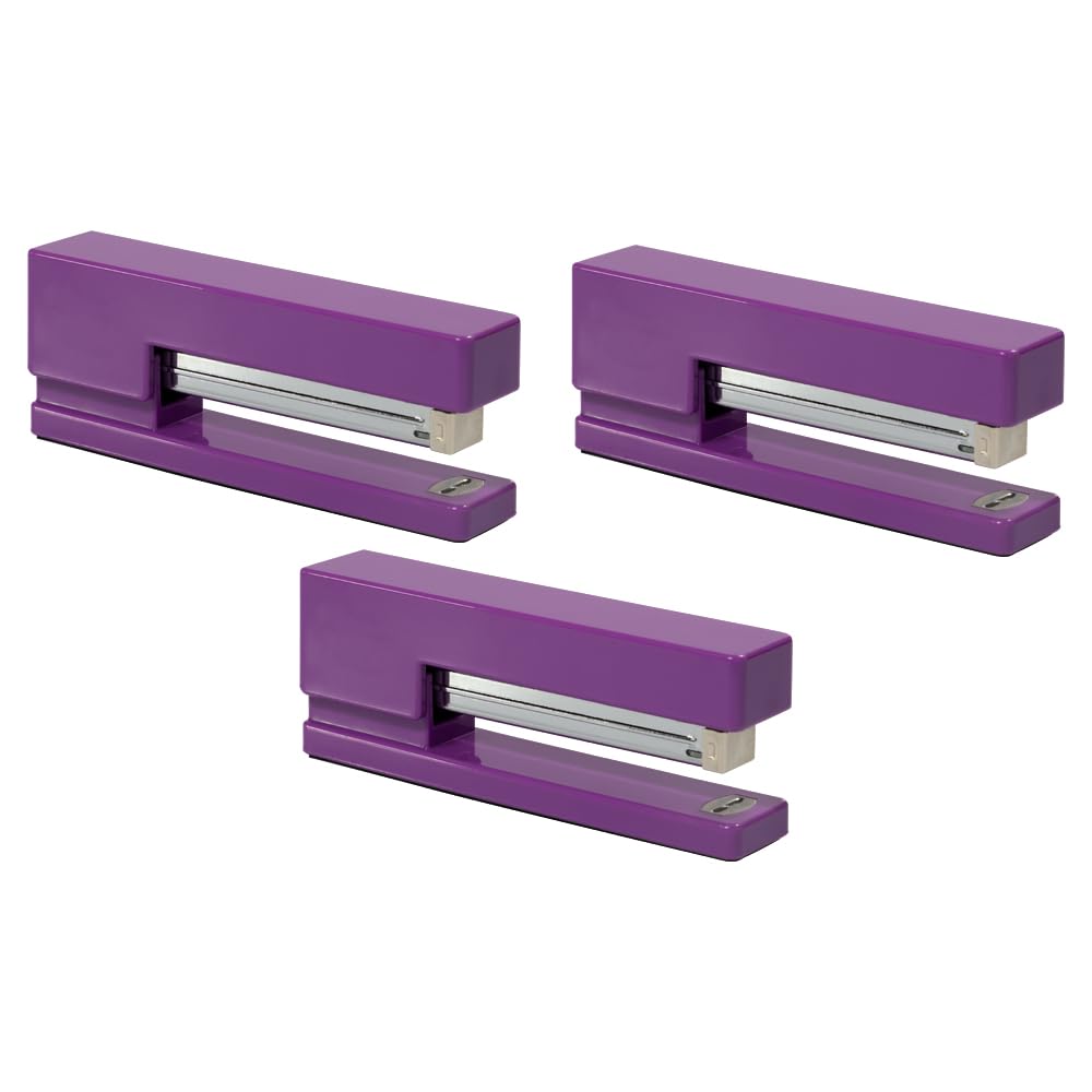 JAM PAPER Modern Desk Stapler - Gray - Sold Individually