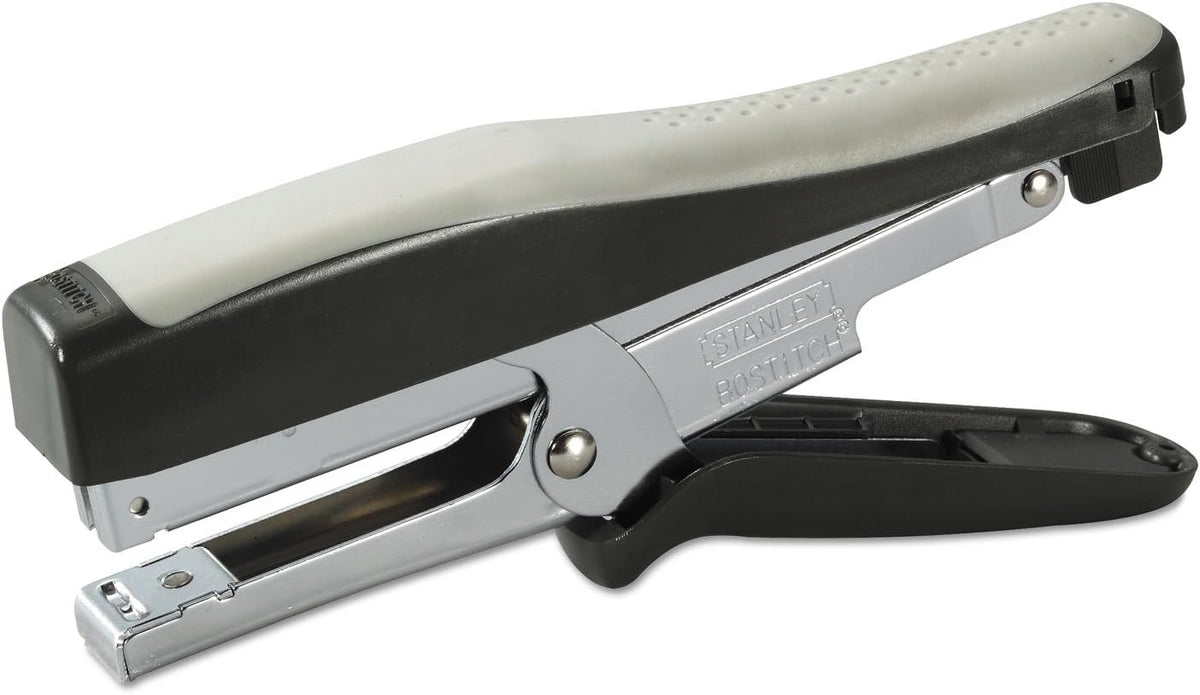 Bostitch Office Standard 20 Sheet Plier, No-Jam Technology, EZ Squeeze Lever, Black/Gray (SSP-99)