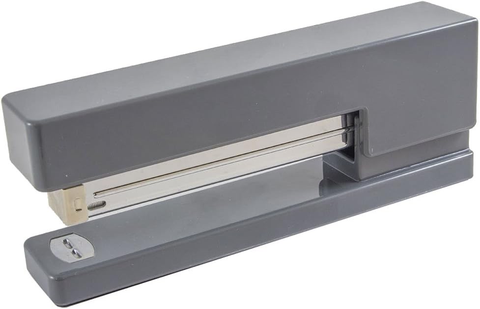 JAM PAPER Modern Desk Stapler - Gray - Sold Individually