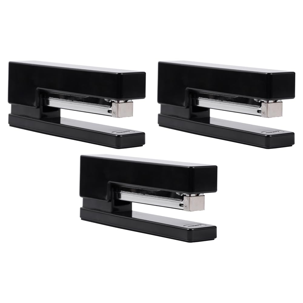 JAM PAPER Modern Desk Stapler - Gray - Sold Individually