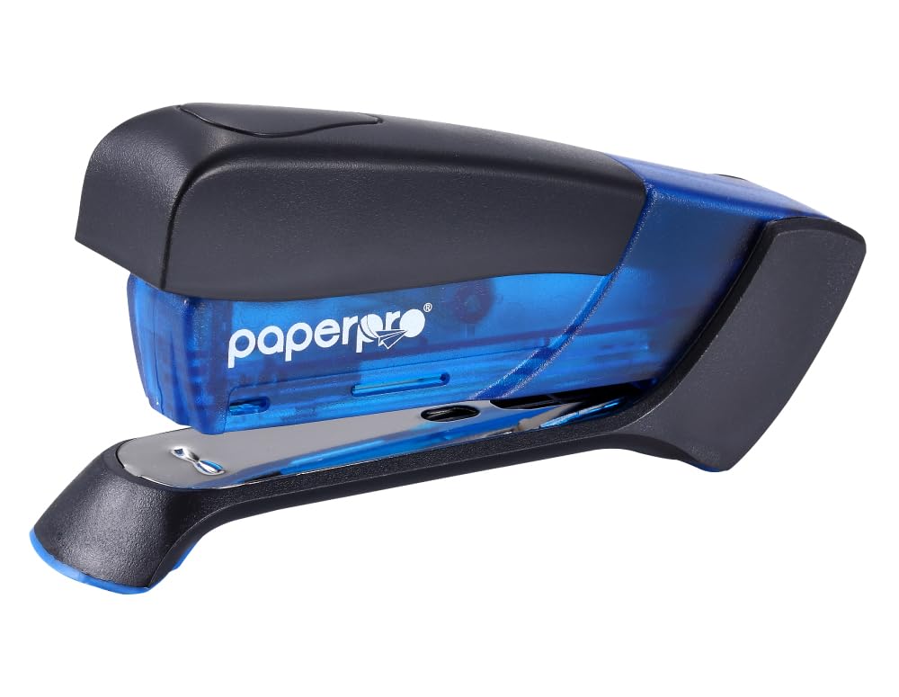 PaperPro Compact Classic Stapler, 15 Sheet, 80% Easier Stapling, Black