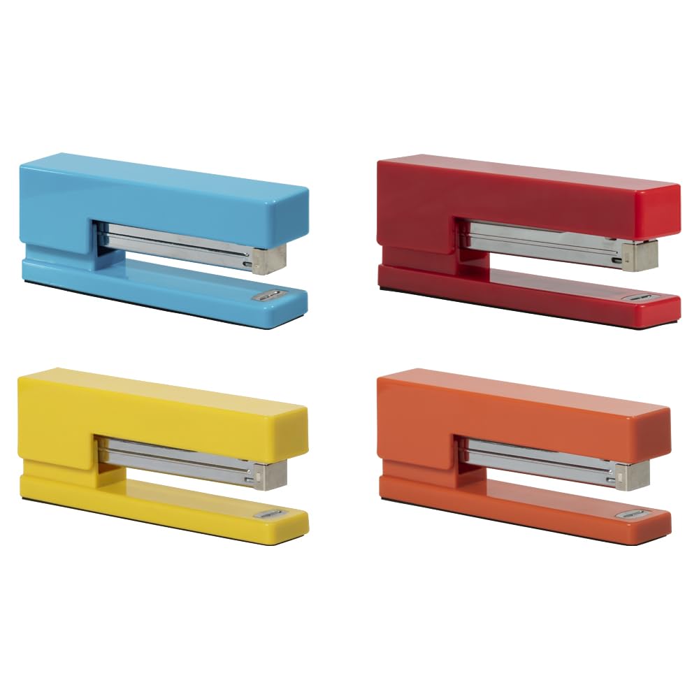 JAM PAPER Modern Desk Stapler - Gray - Sold Individually