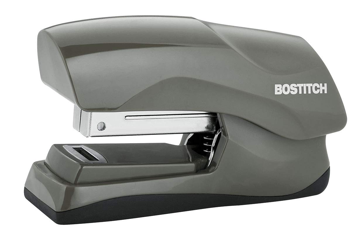 Bostitch Office Heavy Duty Stapler, 40 Sheet Capacity, No Jam, Half Strip, Fits into the Palm of Your Hand, For Classroom, Office or Desk, Metallic Purple