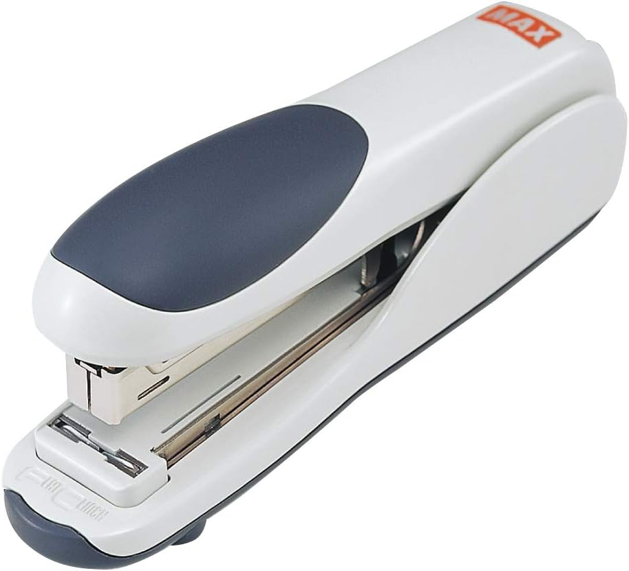 Max Flat-Clinch Black Standard Stapler with 30 Sheet Capacity (HD-50DFBK)