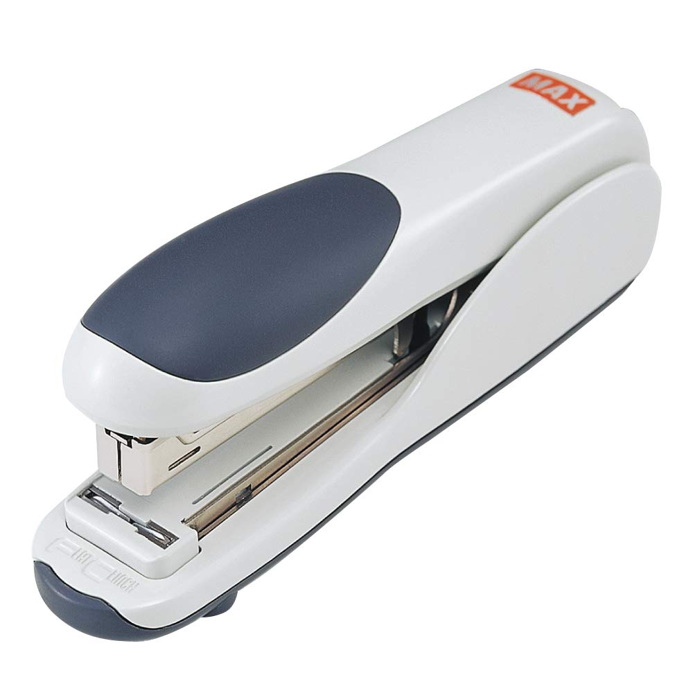 Max Flat-Clinch Black Standard Stapler with 30 Sheet Capacity (HD-50DFBK)