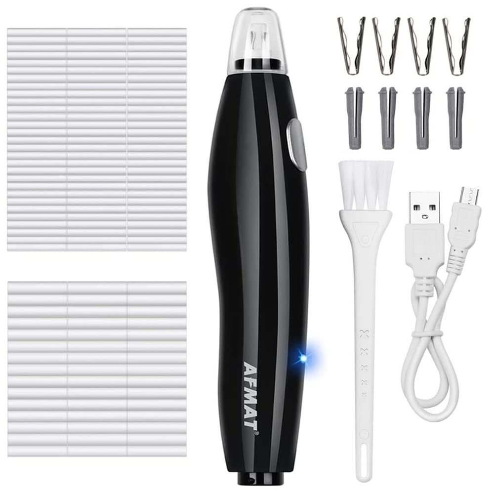 Electric Eraser, 140 Eraser Refills, Electric Pencil Eraser Rechargeable for Artists, Electric Erasers for Drafting, Drawing, Painting, Sketching, Architectural Plans, Detailer Tool-Blue