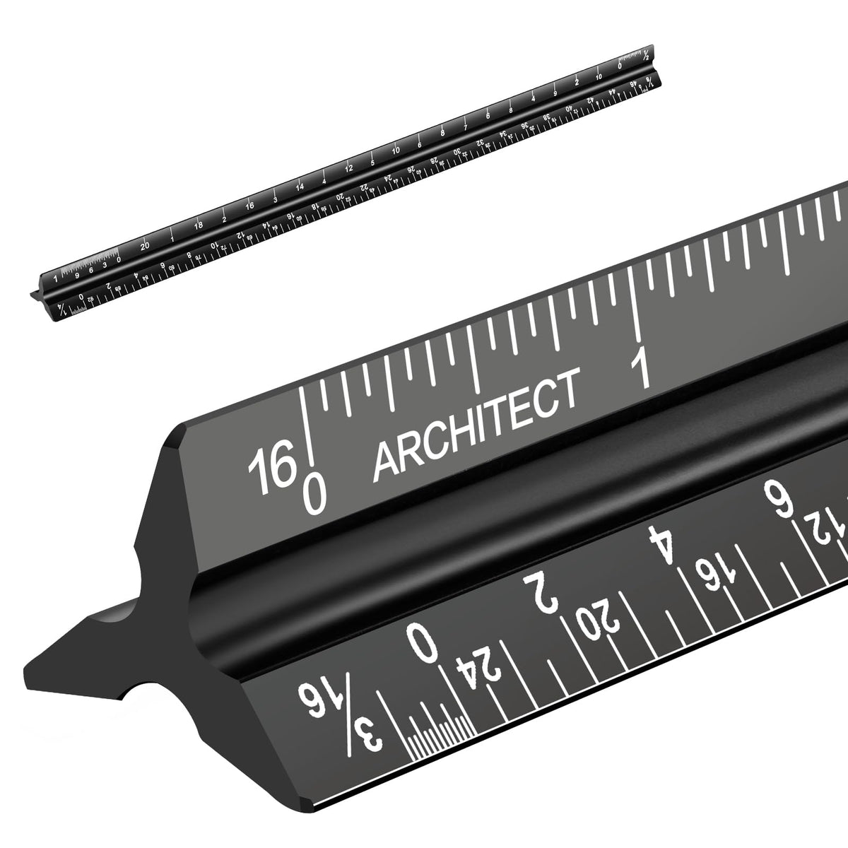 Architectural&Engineering Triangular Scale Ruler with Stainless Steel Ruler