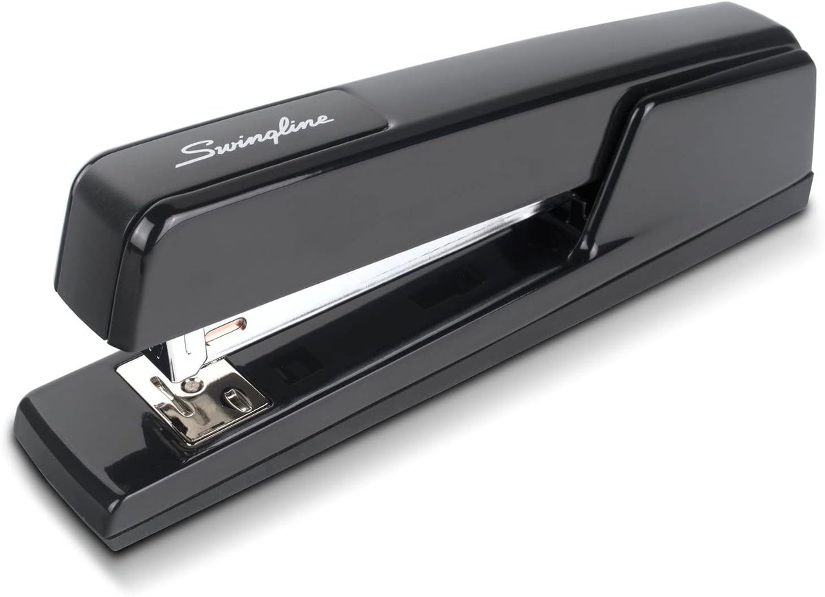 Swingline Stapler, 30 Sheet Capacity, 747 Classic Desktop Stapler, Jam Free, Metal, True Blue (74724)