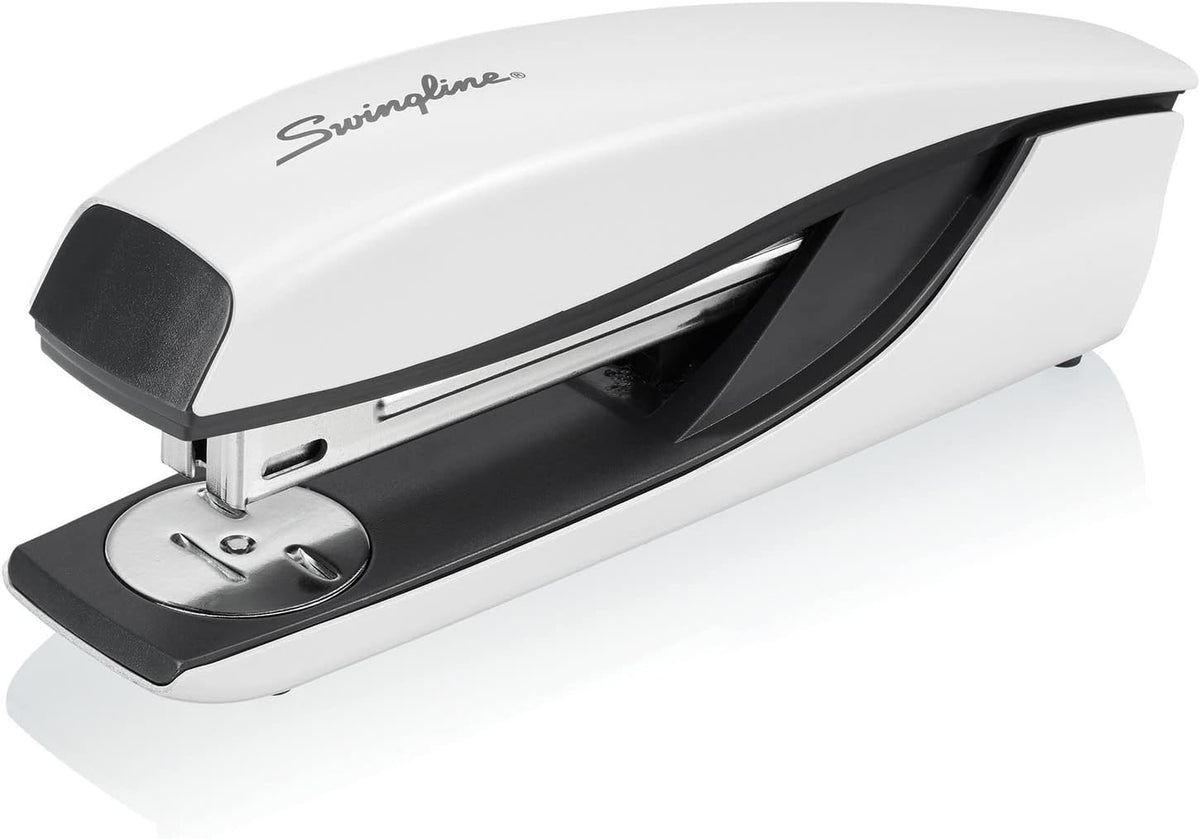 Swingline Stapler, NeXXt Series Wow, Desktop Stapler, 40 Sheet Capacity, White (55047001)