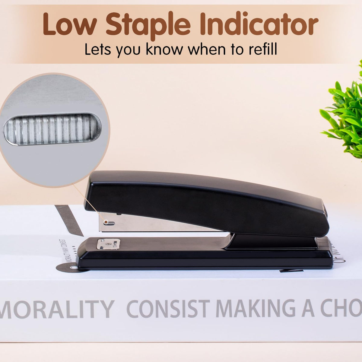 Deli Stapler, 12 Pack Staplers, 12000 Staples and 12 Staple Removers, Black