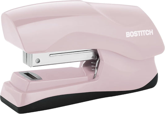 Bostitch Heavy Duty Stapler, 40 Sheet Capacity, No Jam, Pink