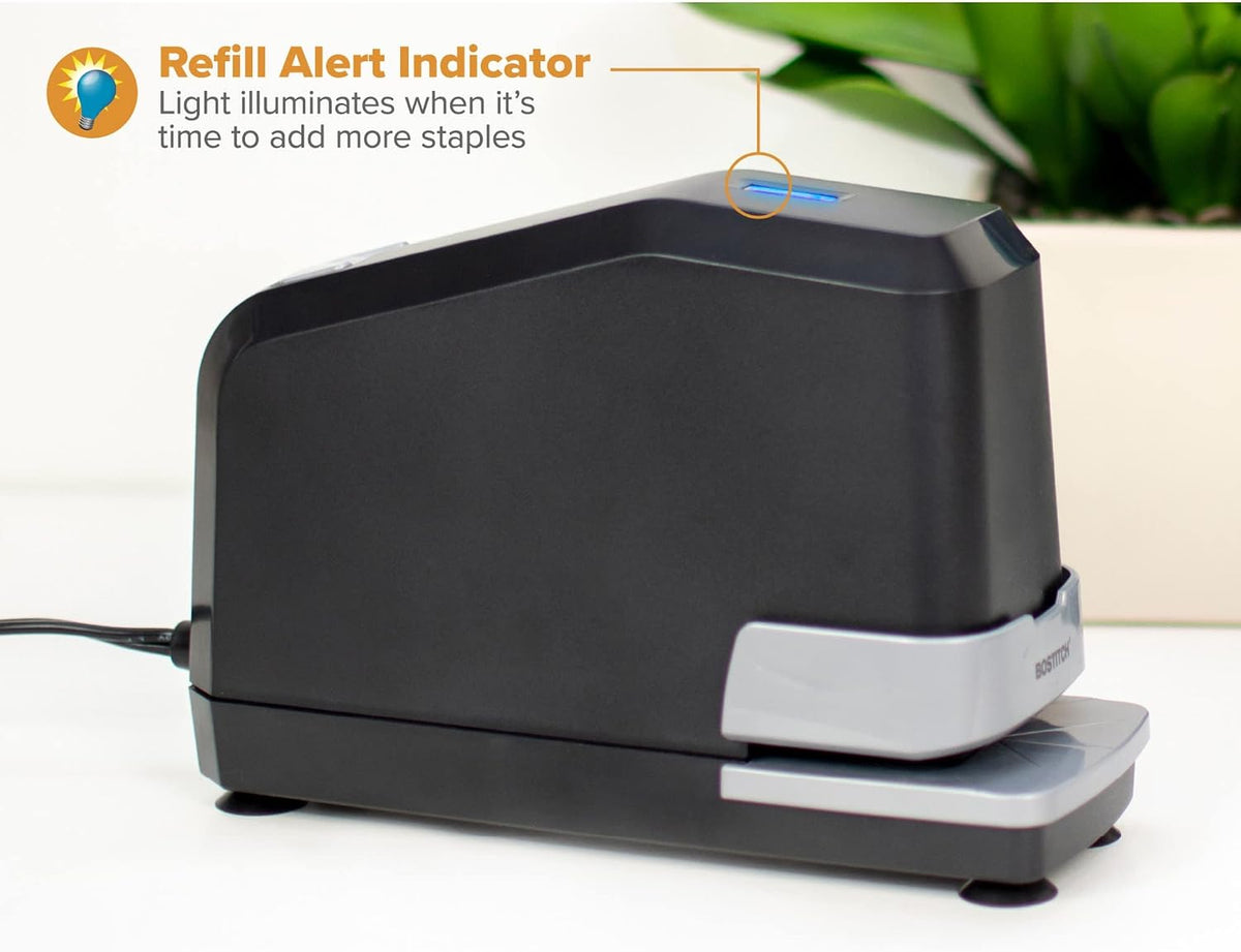 Bostitch Impulse 30 Sheet Electric Stapler Value Pack - Heavy Duty, No-Jam with Trusted Warranty Guaranteed by Bostitch, Black (02638)