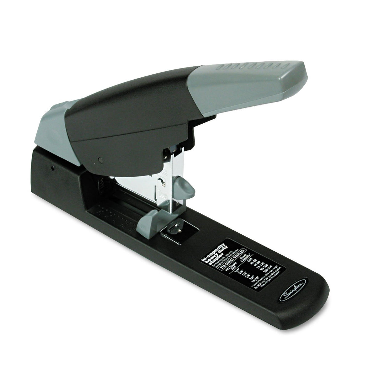 Swingline Heavy Duty Stapler, 120 Sheet Capacity, LightTouch, Jam Free, Reduced Effort, Anti-Microbial, Metal, Gray (90010)