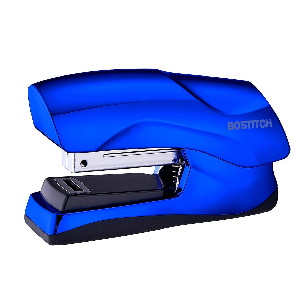 Bostitch Office Heavy Duty Stapler, 40 Sheet Capacity, No Jam, Half Strip, Fits into the Palm of Your Hand, For Classroom, Office or Desk, Metallic Purple