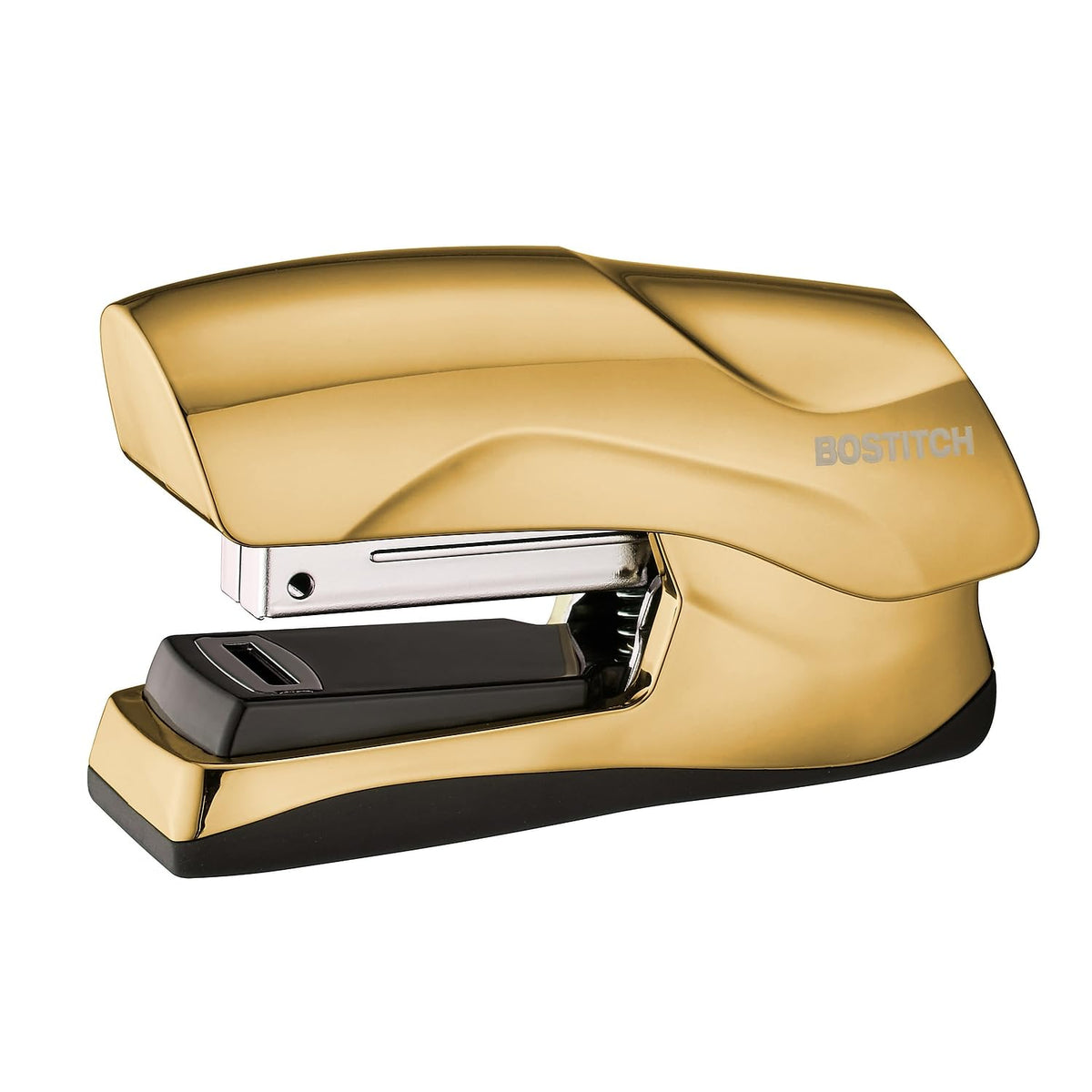 Bostitch Office Heavy Duty Stapler, 40 Sheet Capacity, No Jam, Half Strip, Fits into the Palm of Your Hand, For Classroom, Office or Desk, Metallic Purple