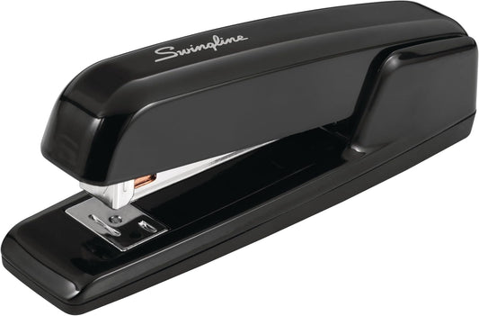 Swingline Stapler, 30 Sheet Capacity, 747 Business Stapler, Jam Free, Anti-Microbial, Metal, Black (74741)