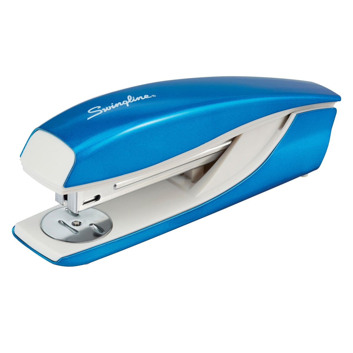 Swingline Stapler, NeXXt Series Wow, Desktop Stapler, 40 Sheet Capacity, White (55047001)