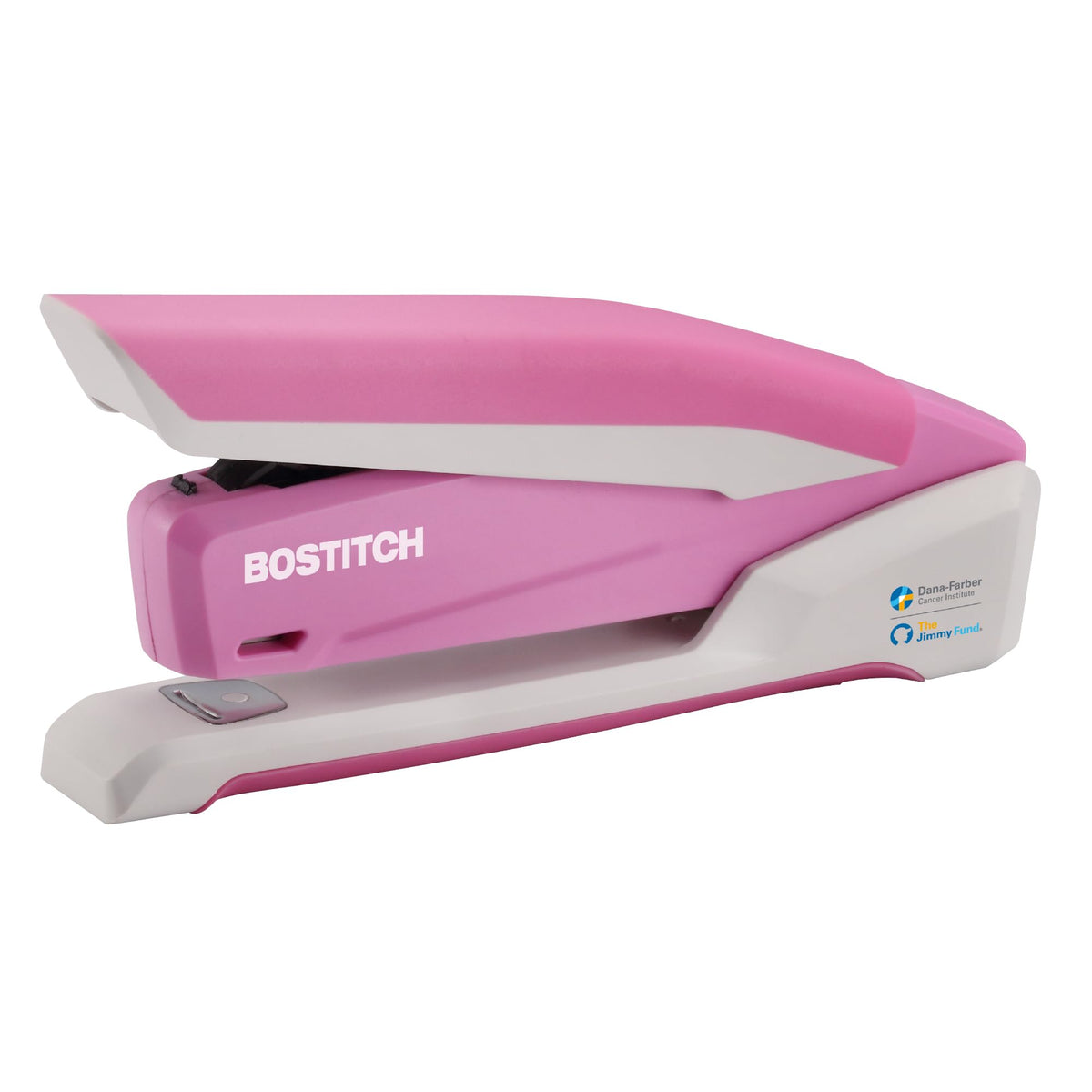 Bostitch Office Executive 3 in 1 Stapler, One Finger, 20 Sheet, Pink