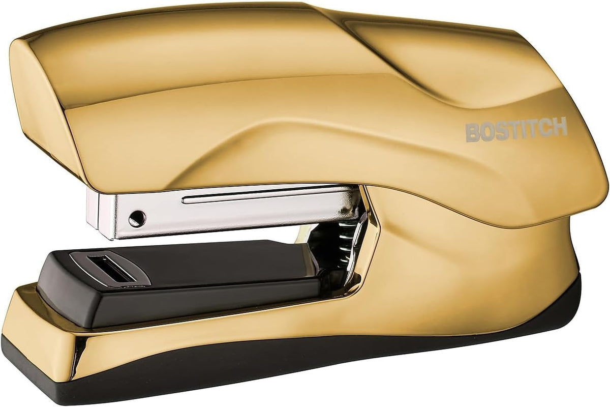 Bostitch Office Heavy Duty Stapler, 40 Sheet Capacity, No Jam, Half Strip, Fits into the Palm of Your Hand, For Classroom, Office or Desk, Navy Blue