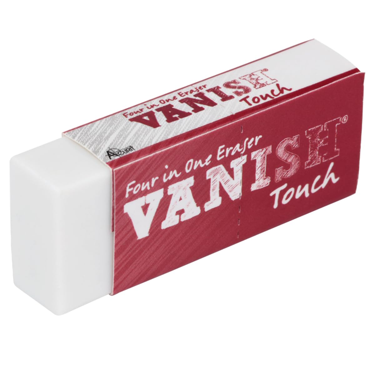Acurit Vanish Touch Artist Eraser, Latex-Free, 3 Pack - Soft, Flexible Pencil Erasers, Sketching Supplies W/Protective Sleeve - Graphite, Charcoal, Pastel Compatible