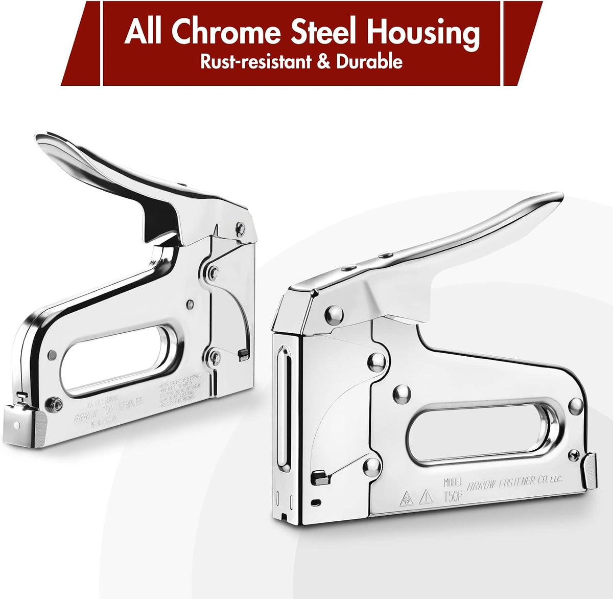 Arrow T50 Heavy Duty Staple Gun Kit with 3750 Pieces T50 Staples