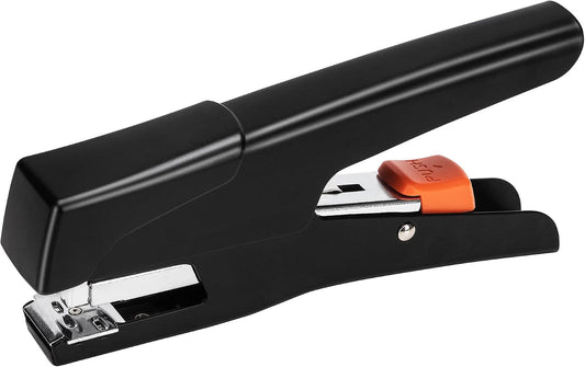 Amazon Basics Effortless Handheld Plier Stapler, 25 Sheet Capacity, Heavy Duty, Easy to Use, Black