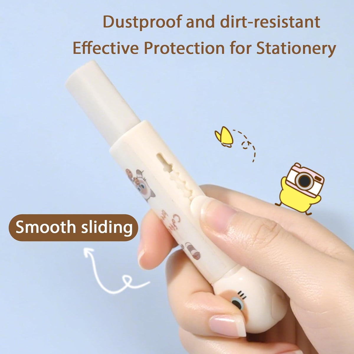 Retractable Pencil Eraser, Cute Erasers,Cat Eraser
