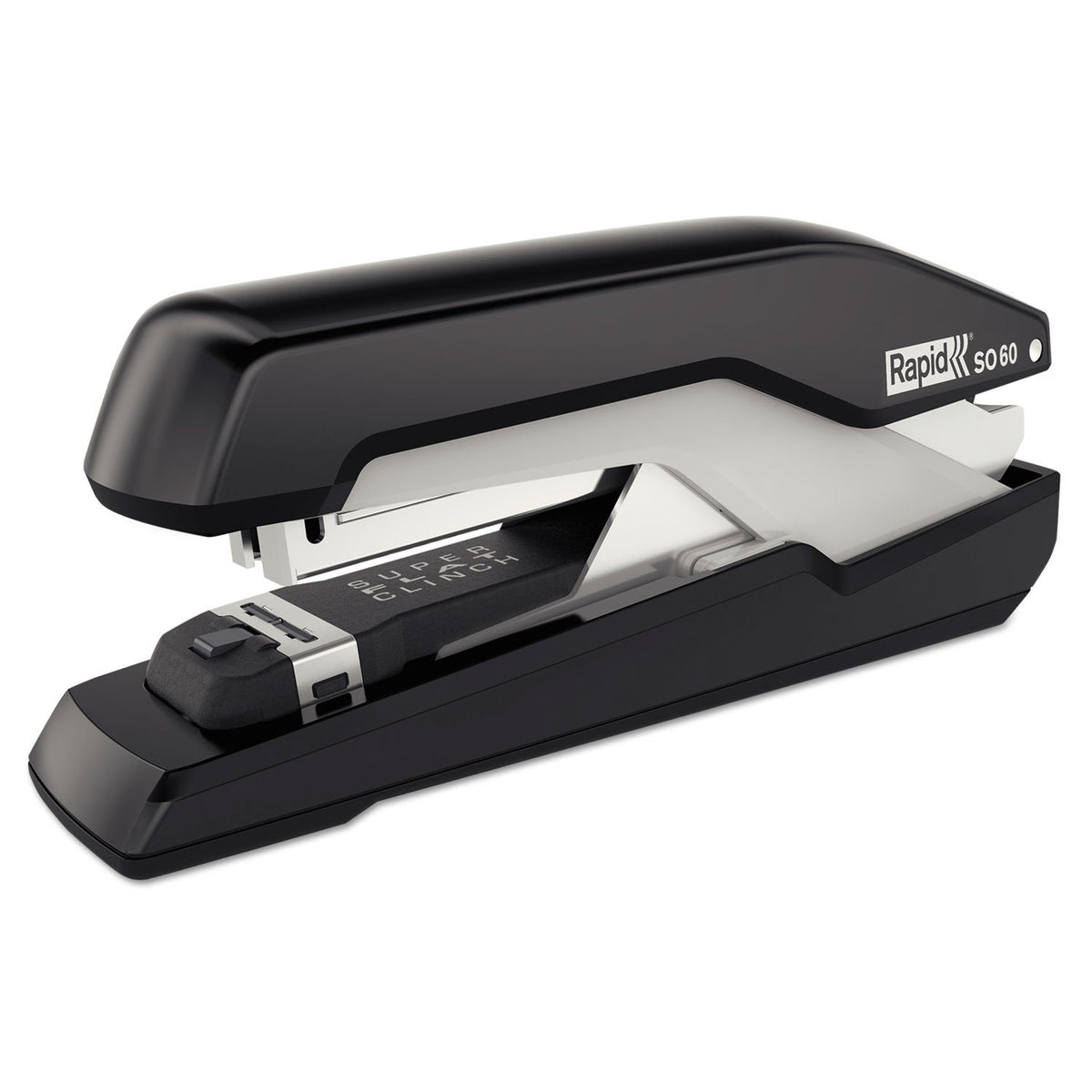 Swingline Stapler, Omnipress 30 Stapler, "Press Anywhere for Easier Use", 30 Sheet Capacity, Black/Gray (5000585A)