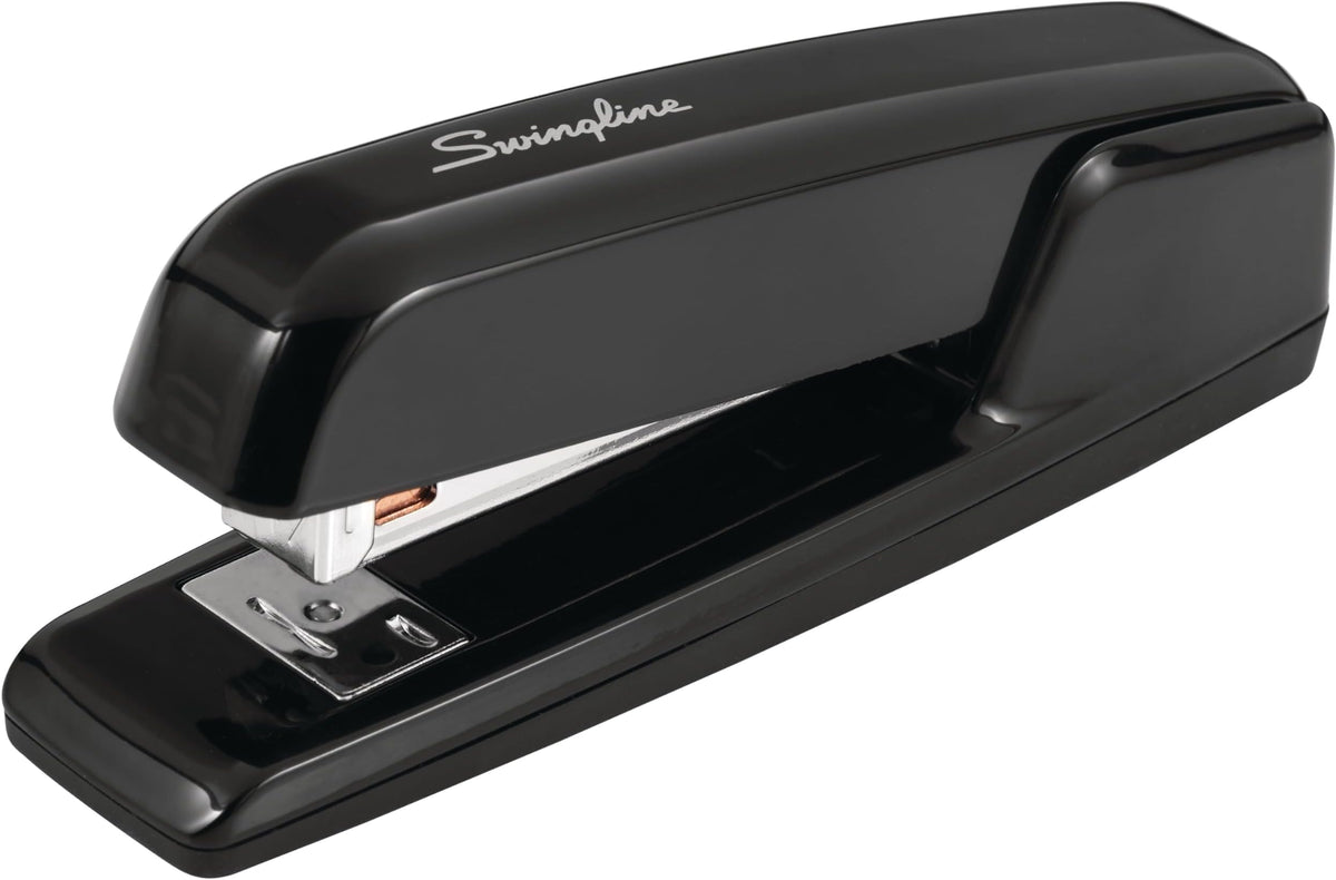 Swingline Stapler, 30 Sheet Capacity, 747 Business Stapler, Jam Free, Anti-Microbial, Metal, Black (74741)