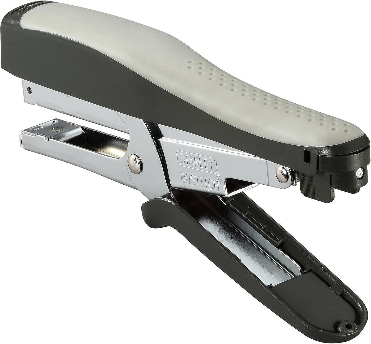 Bostitch Office Standard 20 Sheet Plier, No-Jam Technology, EZ Squeeze Lever, Black/Gray (SSP-99)