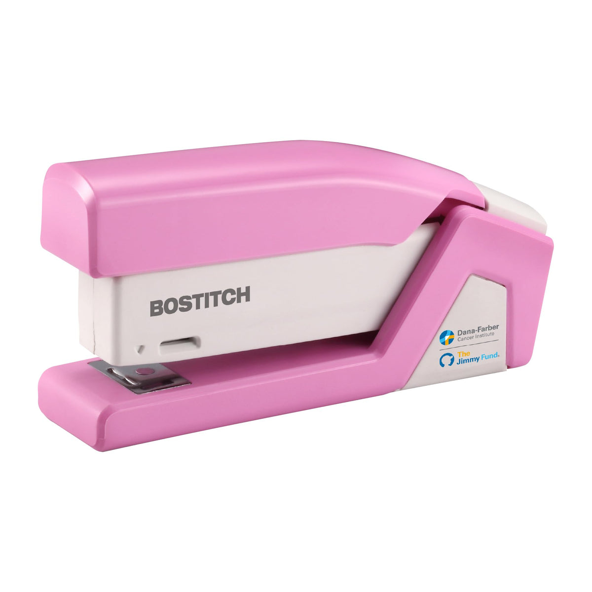Bostitch Office InCourage Spring-Powered Compact Stapler, 3-in-1, Plastic, Half Strip, 20 Sheet Capacity, BCA Pink (1588)