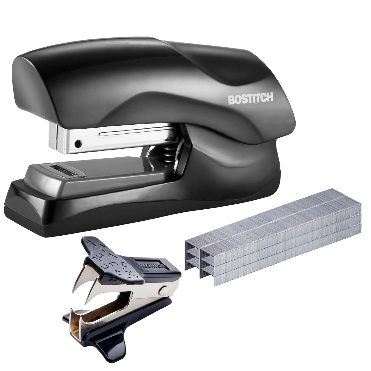 Bostitch Heavy Duty Stapler Value Pack, 40 Sheet Capacity, Blue