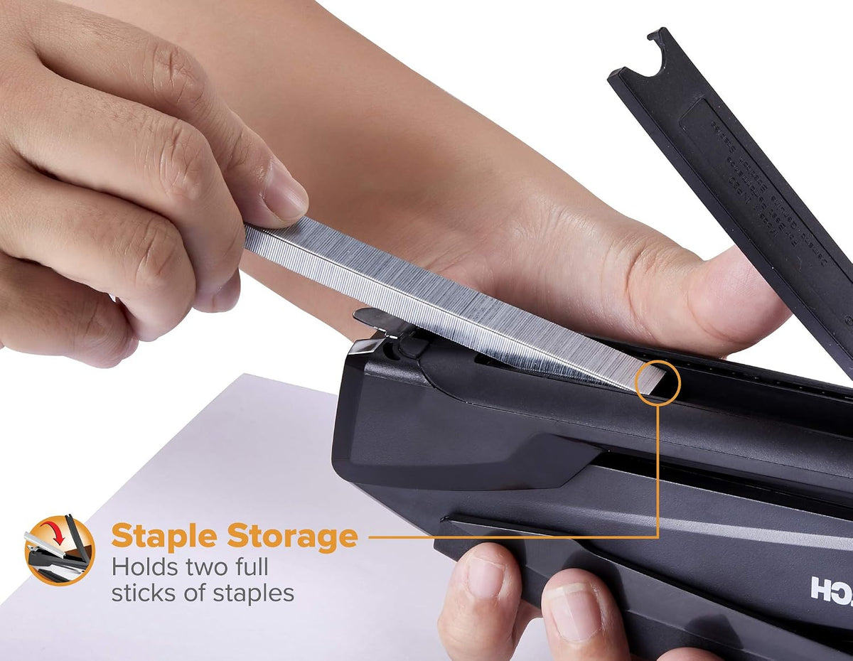 Bostitch Executive 3 in 1 Stapler, 20 Sheet, Staple Remover, Black