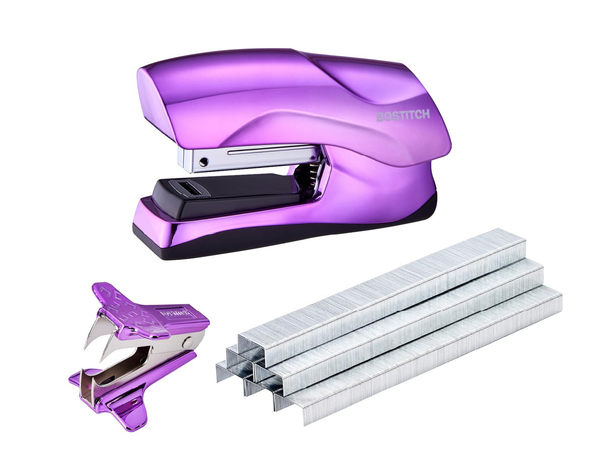 Bostitch Heavy Duty Stapler Value Pack, 40 Sheet Capacity, Blue