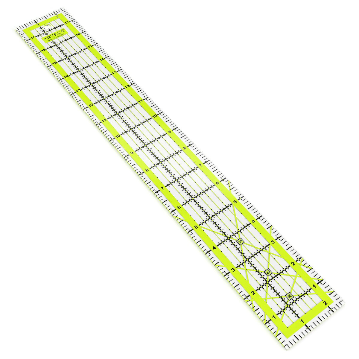 ARTEZA Acrylic Quilting Rulers, Set of 4 for Sewing and Fabric Cutting