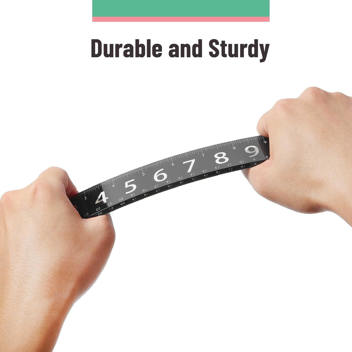 Mr. Pen- Plastic Rulers with Large Numbers, 4 Pack, 12 Inch