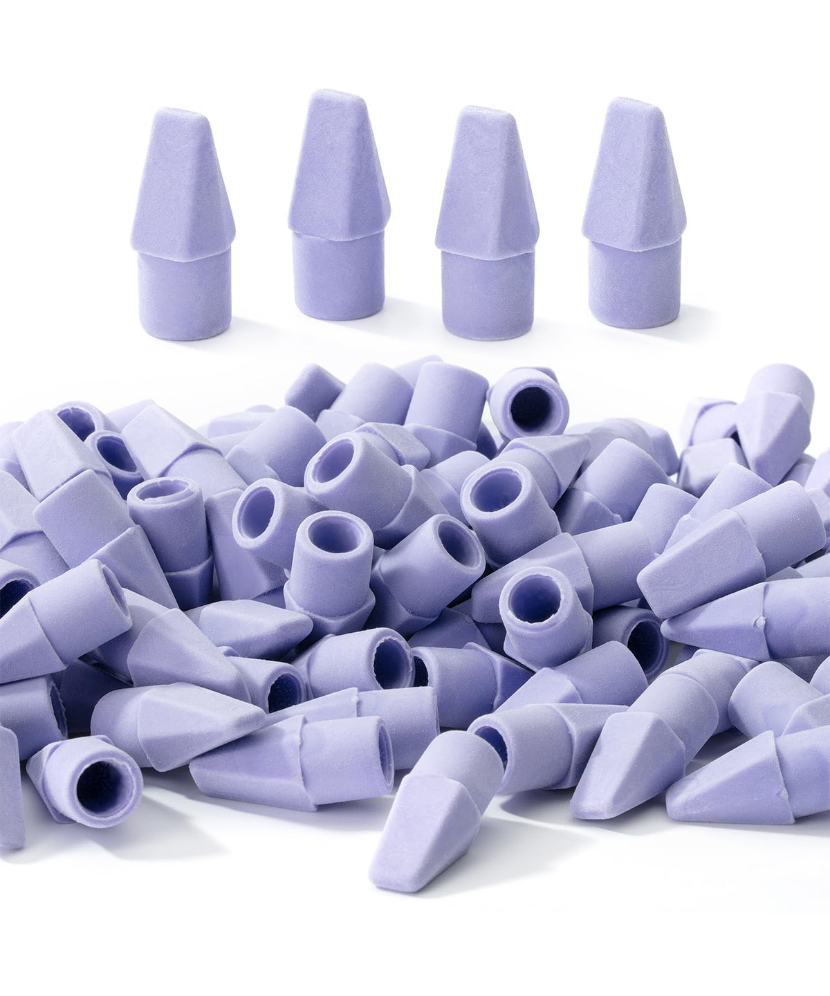 Mr. Pen- Pencil Erasers Toppers, 500 Pack, Vibrant Colors