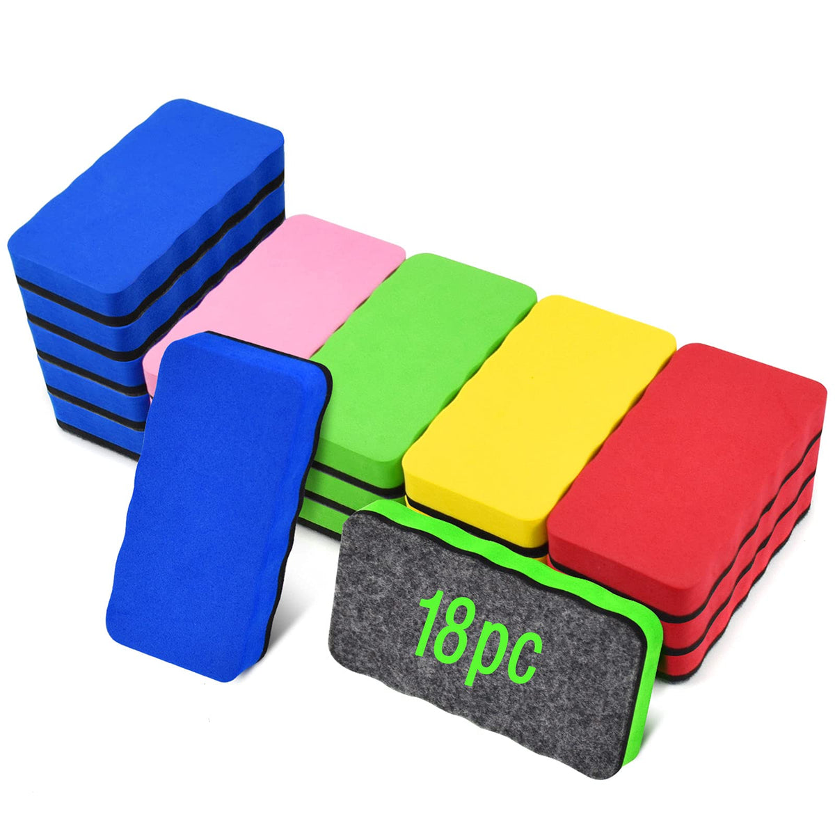 Dry Erase Erasers, 40 Pack Magnetic Whiteboard Dry Erasers