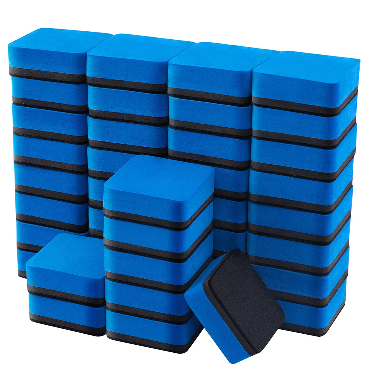 Dry Erase Erasers, 40 Pack Magnetic Whiteboard Dry Erasers