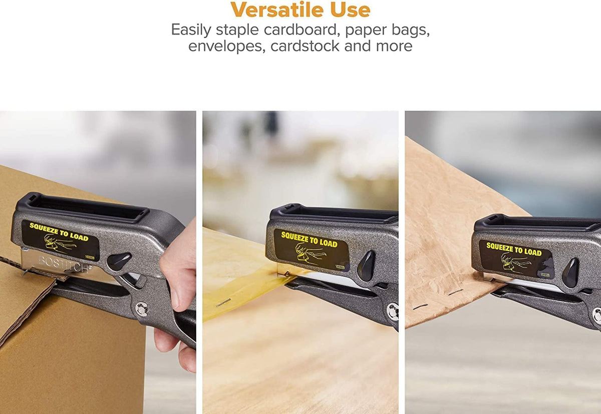Bostitch Office B8 Plier Heavy Duty Stapler with 1250 1/4" Staples
