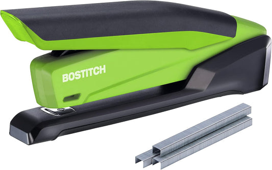 Bostitch Office Executive 3 in 1 Stapler, One Finger, 20 Sheet, Green