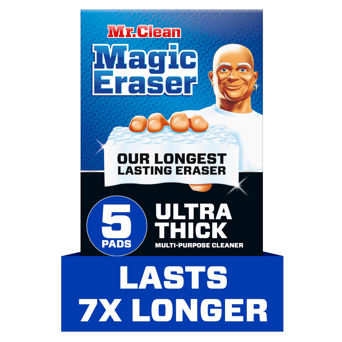 Mr. Clean Magic Eraser Sponge, All Purpose Cleaner, Cleaning Scrubber, Wall, Sneaker, Kitchen, Bathroom, Shower Cleaner, Cleaning Supplies, Melamine Sponge, Cleaning Pads, Extra Durable, 9ct